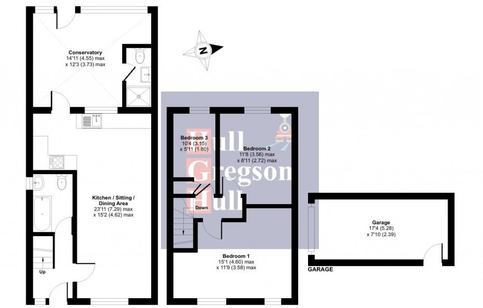 Floorplan for Bell Street, Swanage