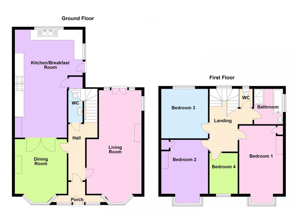 Floorplan for St. Martins Road, Weymouth