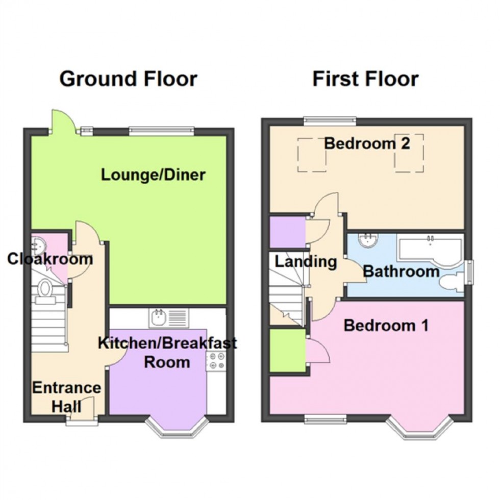 Floorplan for Brownlow Street, Weymouth