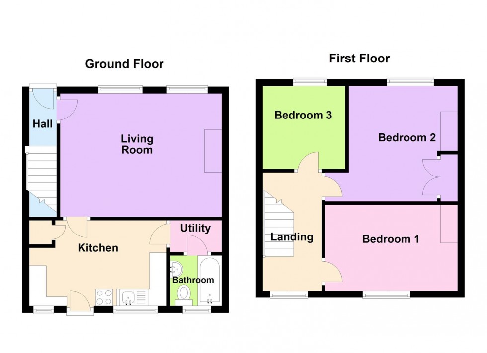 Floorplan for Australia Road, Chickerell, Weymouth