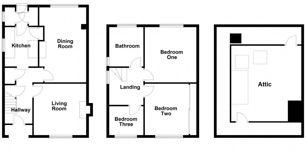 Floorplan for St. Helens Road, Weymouth