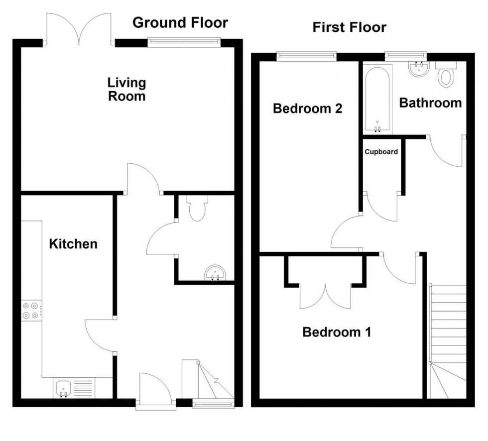 Floorplan for Red Crane Walk, Portland