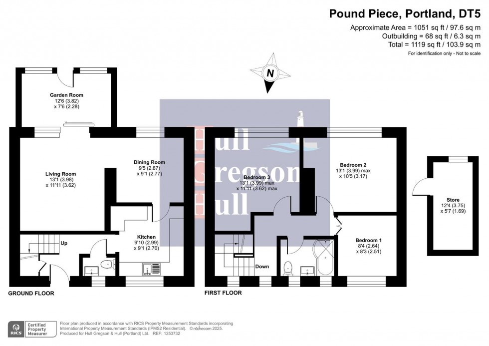 Floorplan for Pound Piece, Portland