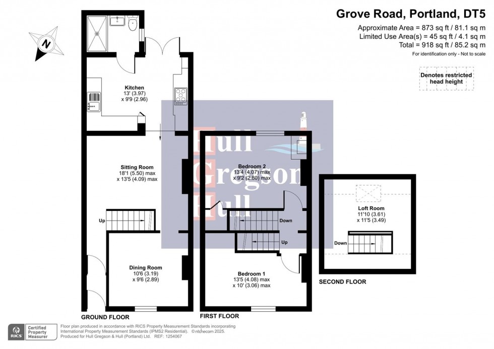 Floorplan for Grove Road, Portland