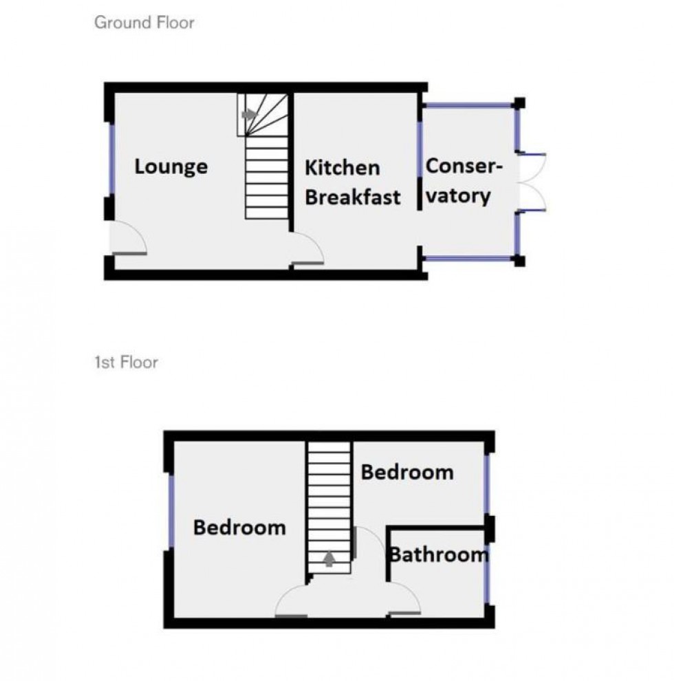 Floorplan for Drake Avenue, Chickerell, Weymouth